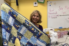 Dori finished this beautiful quilt for her granddaugher